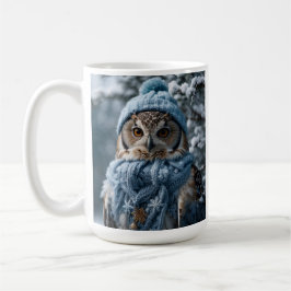 Mysiga Whimsical Winter Wonderland Uggla Kaffemugg