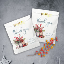 Mysiga Winter Rowan-berry bouquet Bröllop
