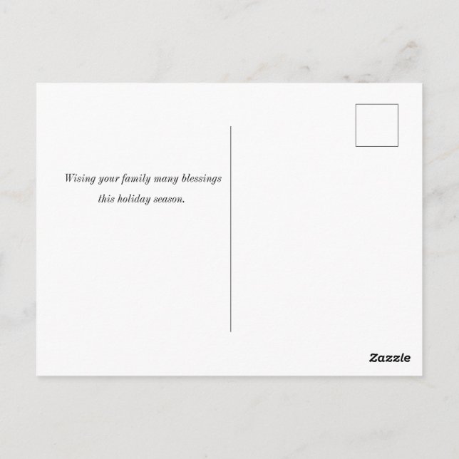 Mysigt afrikansk Helgdag Vykort (Baksida)