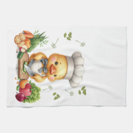 Mysigt Ankor Cute Cooking Design Kökshandduk