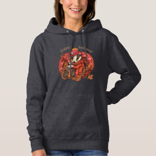 Mysigt Autumn Badger Art Hoodie T Shirt