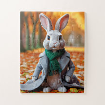Mysigt Autumn Bunny Puzzle