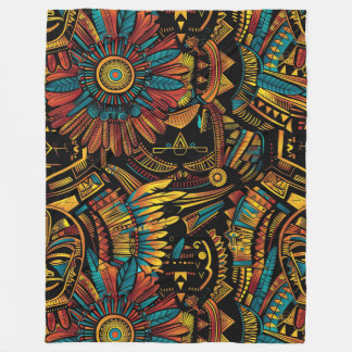 Mysigt "Aztec Dream" Mönster Fleece Blanket