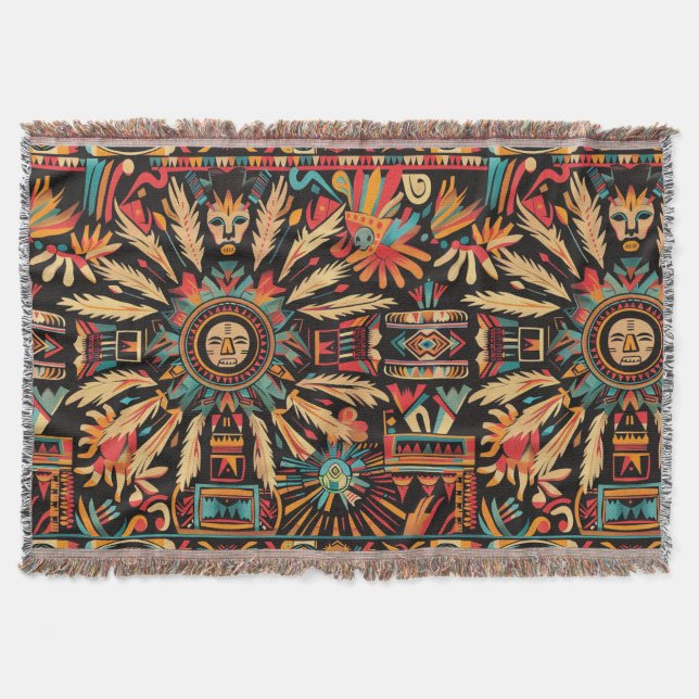 Mysigt "Aztec Dream" Soft Fleece Blanket Filt (Framsidan)