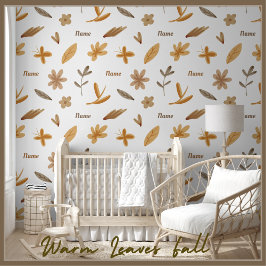 Mysigt Blommigt för varm naturen Höstblommor Löv f