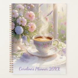 Mysigt bomullskaffe och jaktblommor ・ Rustic God m