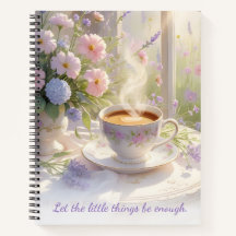 Mysigt bomullskaffe och jaktblommor ・ Rustic God m