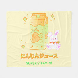 MYSIGT BUNNY MED CARROT JUICE FLEECEFILT