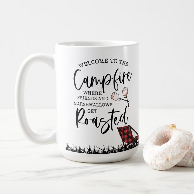 Mysigt Campfire Kaffemugg (Med munk)