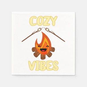 Mysigt Campfire Vibes Rosting Marshmallow for Smor Pappersservett