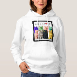 Mysigt cat Stil Hoodie T Shirt