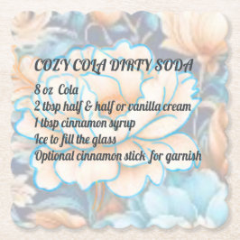 Mysigt Cola Dirty Soda Underlägg Papper