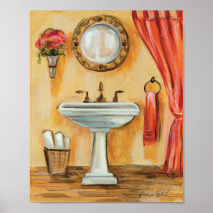 Mysigt Contemporary Bathroom Poster