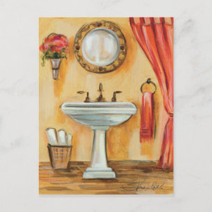 Mysigt Contemporary Bathroom Vykort