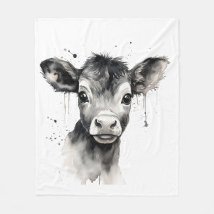 "Mysigt Cow" Fleece Blanket - Snuggar upp i Stil!