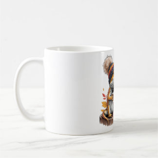 Mysigt Fall Beared Dragon med kaffe Kaffemugg