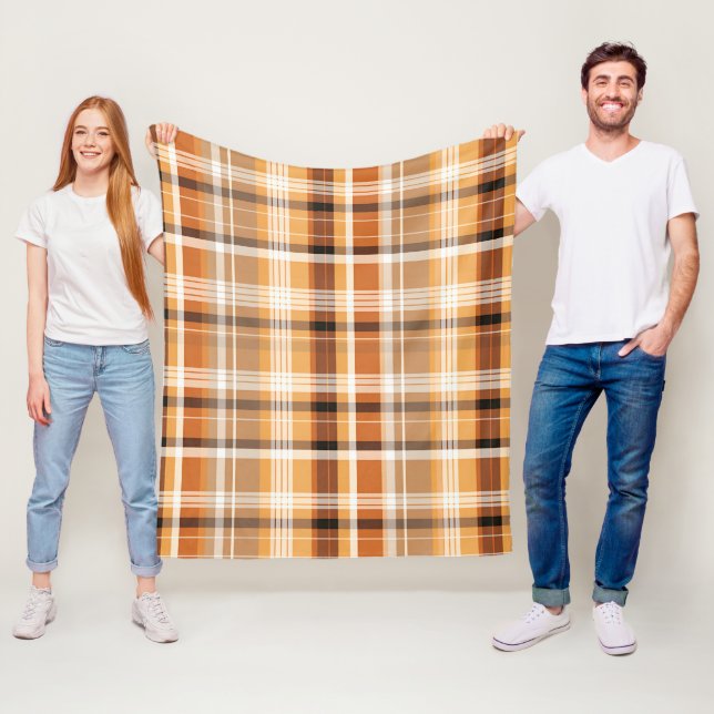 Mysigt Fall Mönster-design för hösten Fleecefilt (På plats)