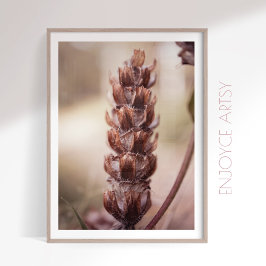 mysigt feminin-lantgårdsmur av vilda blommor poster