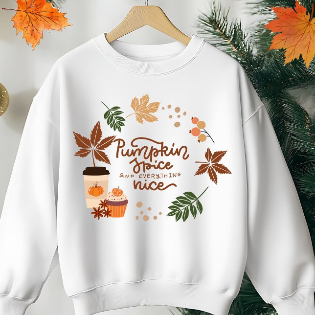Mysigt festsäsong för vit Pumpkin-krydda T Shirt (Skapare uppladdad)