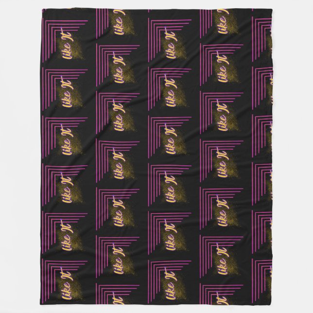 Mysigt Flebit Blanket-design uppsving i Stil Fleecefilt (Framsidan)