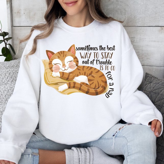 Mysigt för grå katt, överlår t shirt (Skapare uppladdad)