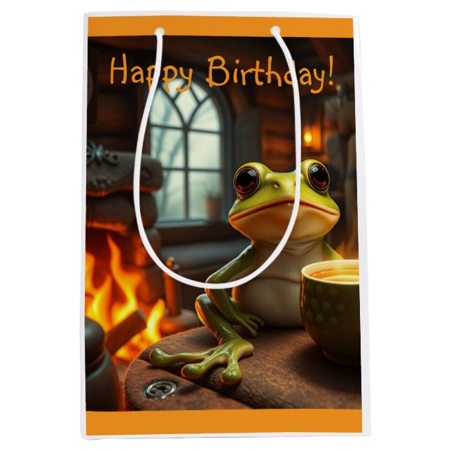 Mysigt Frog Gift Bag (Framsidan)