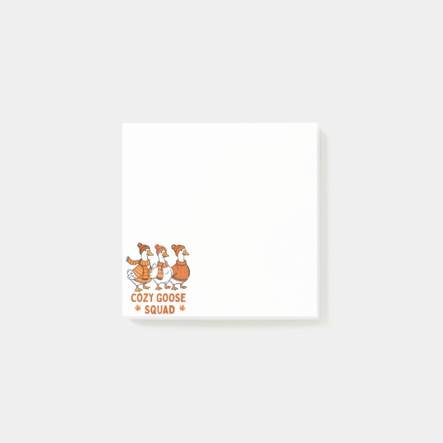 Mysigt gaffelruta, höst post-it block (Framsida)