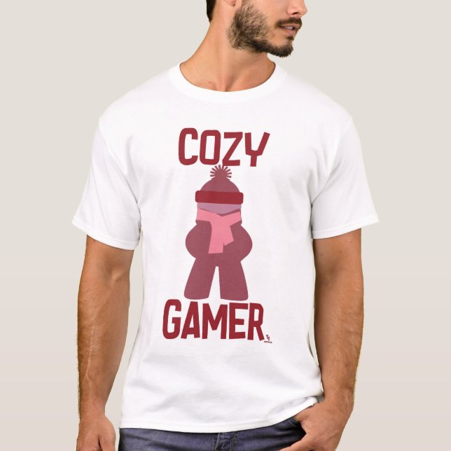 Mysigt Gamer Roligt Boardmatch Meeple Slogan T Shirt (Framsida)