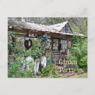Mysigt Garden Rest Slappna av Hon sked Nook Porch Vykort