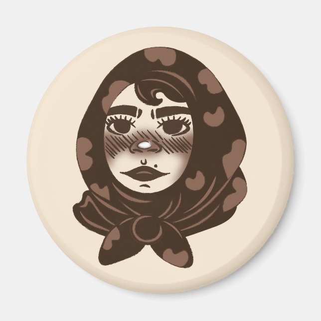 Mysigt Girl Magnet (Framsidan)