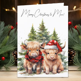 Mysigt God jul för groddjursodling i högland Helgkort