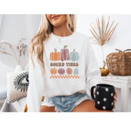 Mysigt "Gourd Vibes"-fall T Shirt