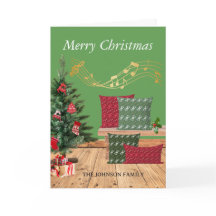 Mysigt gratulationskort för Bench God jul