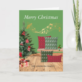 Mysigt gratulationskort för Bench God jul Tack Kort