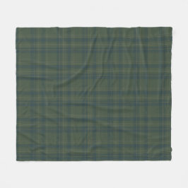 Mysigt Grönt Play Fleece Blanket | Rustic Tartan