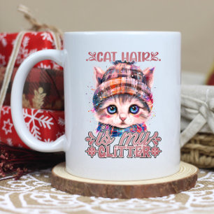 Mysigt hattunge med gnistor kaffemugg