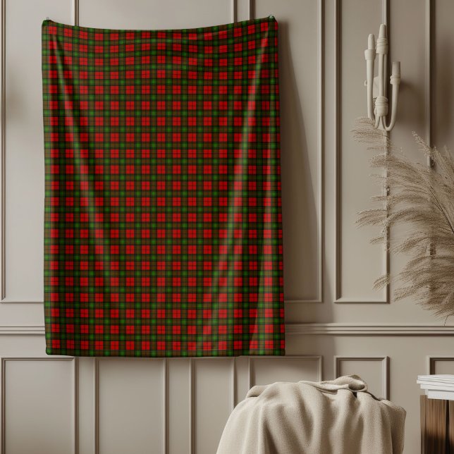 Mysigt Helgdag Classic Tartan Play Mönster Fleecefilt (Cozy Holiday Classic Tartan Plaid Pattern Fleece Blanket)