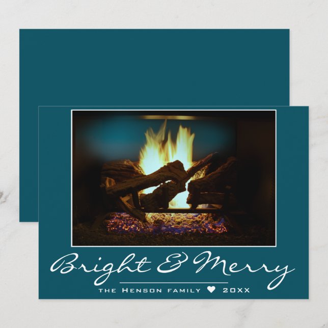 Mysigt Helgdag för eldsläckare för  eldningsskydd Kort (Fram/baksida)