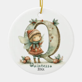 Mysigt Helgdag för första Personligen i julafton Julgransprydnad Keramik