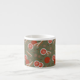 Mysigt Helgdag-potpourri för jul och spice Espressomugg