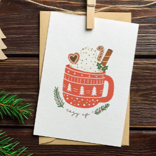 Mysigt Hett Kakao Mugg jul Julkort