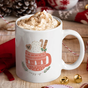 Mysigt Hett Kakao Mugg-julen Helgdag Kaffemugg