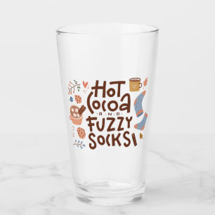 Mysigt Hett Kakao- och Fuzzy Sockers-design Glaskopp
