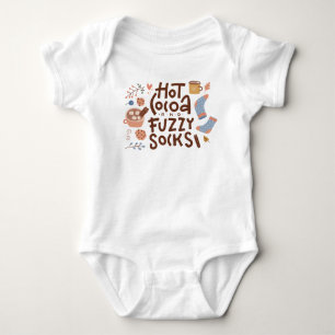 Mysigt Hett Kakao- och Fuzzy Sockers-design T Shirt