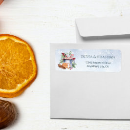 Mysigt Hett Kakao, snö Returadress Etikett