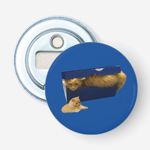 "Mysigt hideaway: Ginger Cat in the Shoe Box" Flasköppnare