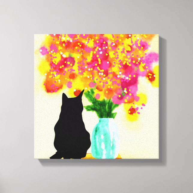 Mysigt hörndiagram canvastryck (Framsida)