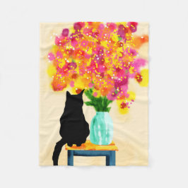 Mysigt hörndiagram fleecefilt