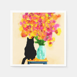 Mysigt hörndiagram pappersservett