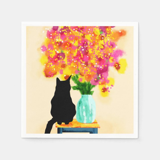 Mysigt hörndiagram pappersservett (Framsidan)